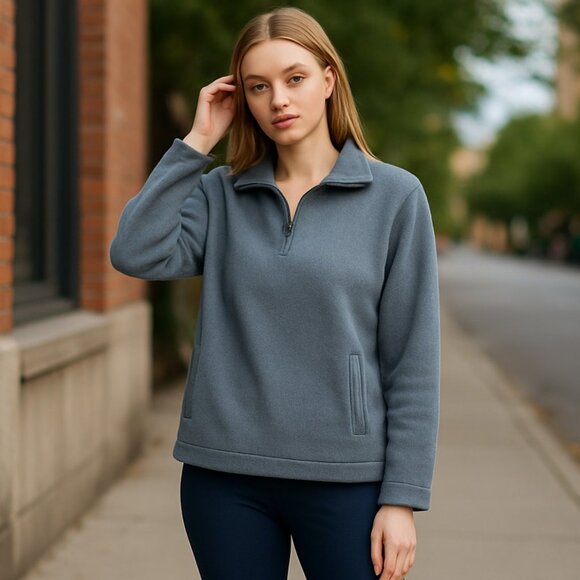 NWOT Koolaburra by Ugg Sherpa 1/4 Zip Pullover Jacket Sweater Small - Picture 1 of 7